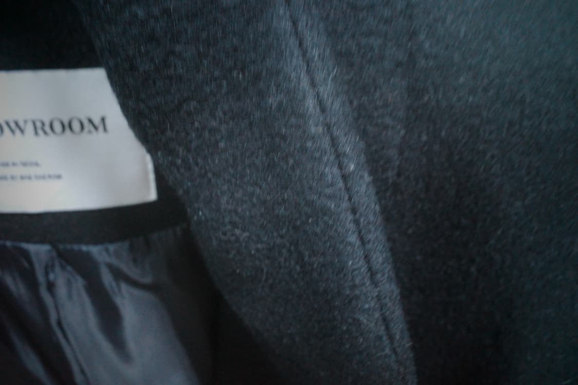 320쇼룸 울 롱코트 블랙 상품이미지4