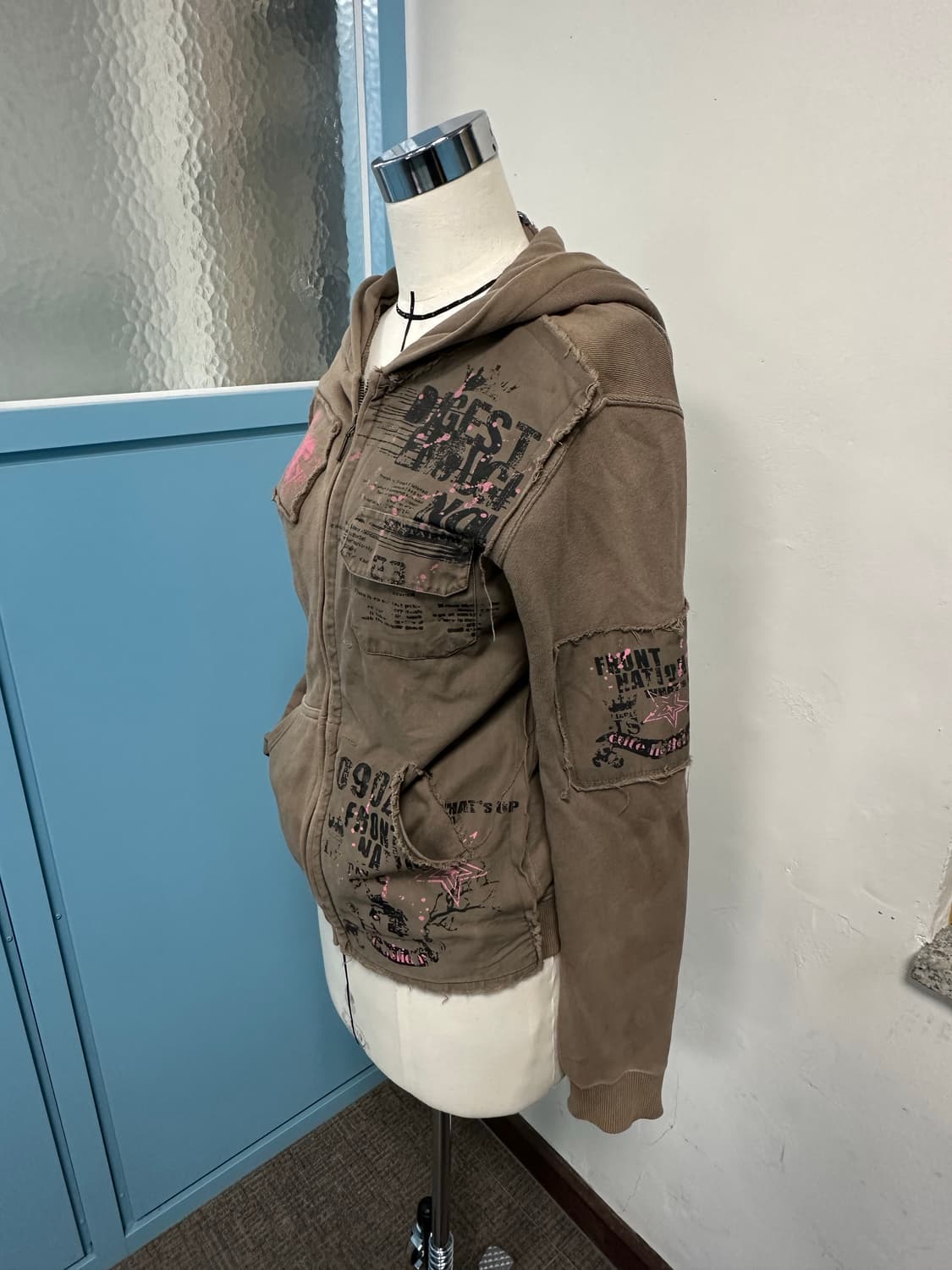 펑크 락시크 Vintage hoodie 빈티지 후드집업  상품이미지3