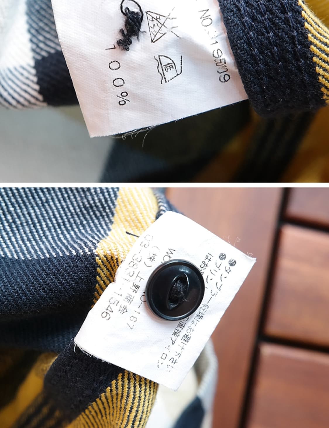 일본판 SCHOTT 쇼트 퍼펙토 체크남방S-작은M 상품이미지8