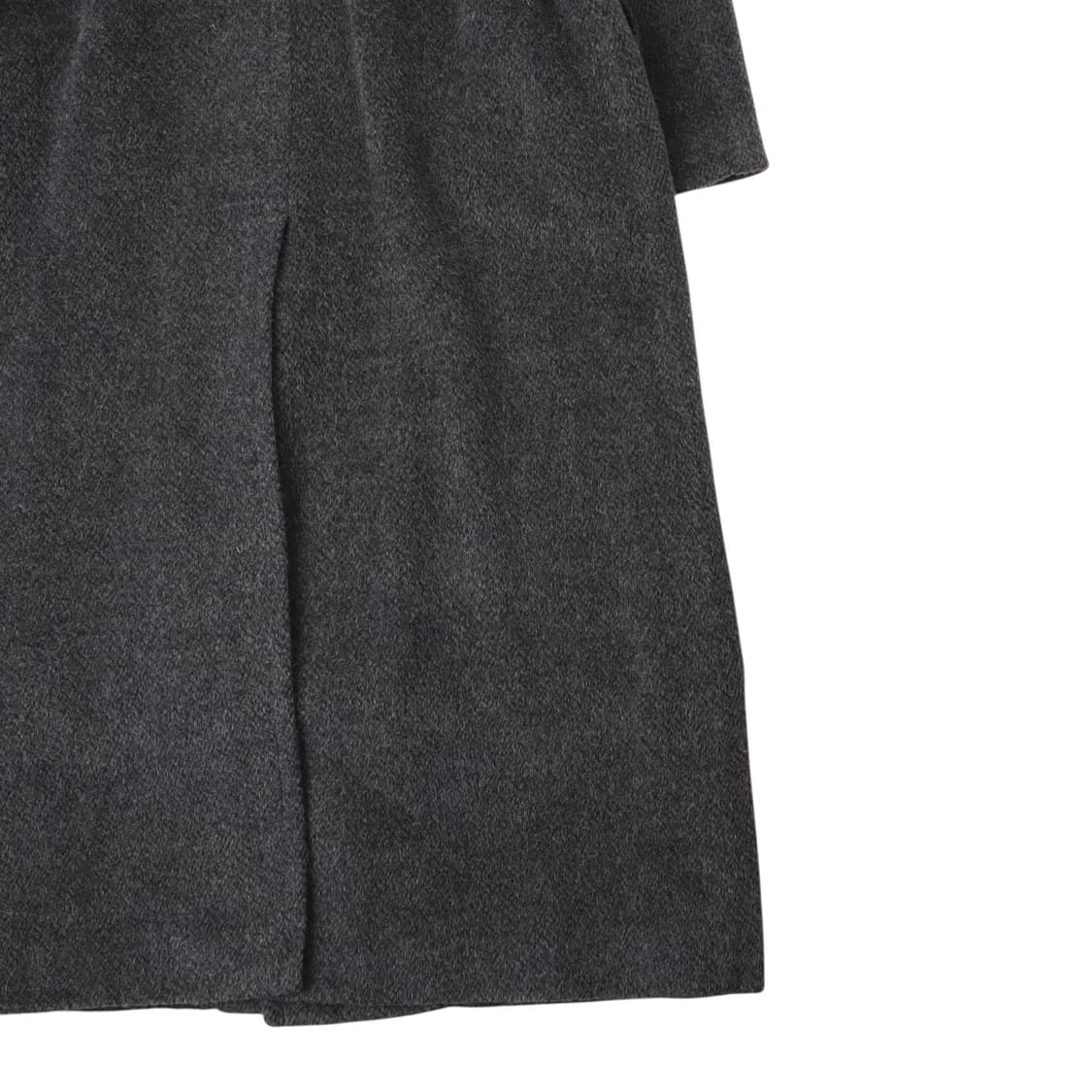 솔리드옴므 챠콜 오버핏 더블 브레스티드 울 코트 상품이미지7