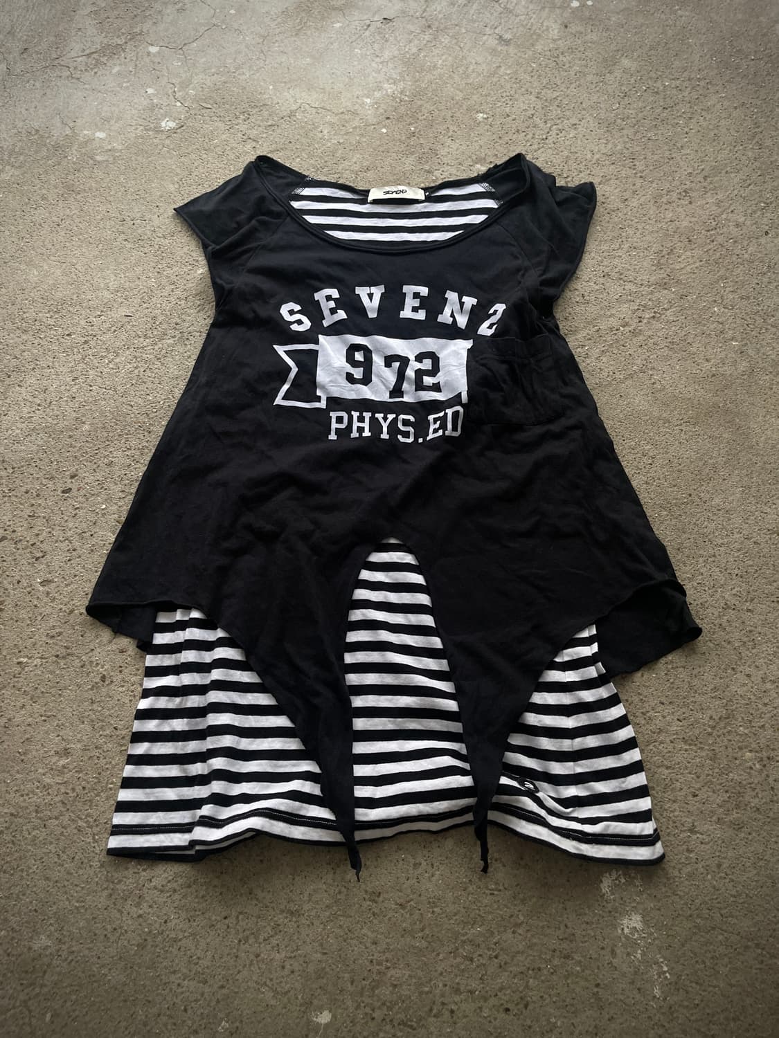 y2k long sleeveless top dress 상품이미지1