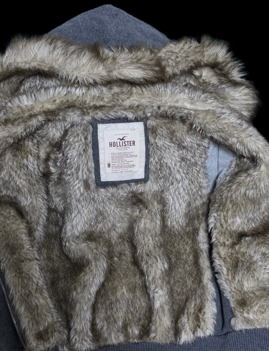 홀리스터 울프 죠 퍼 후드집업 상품이미지5