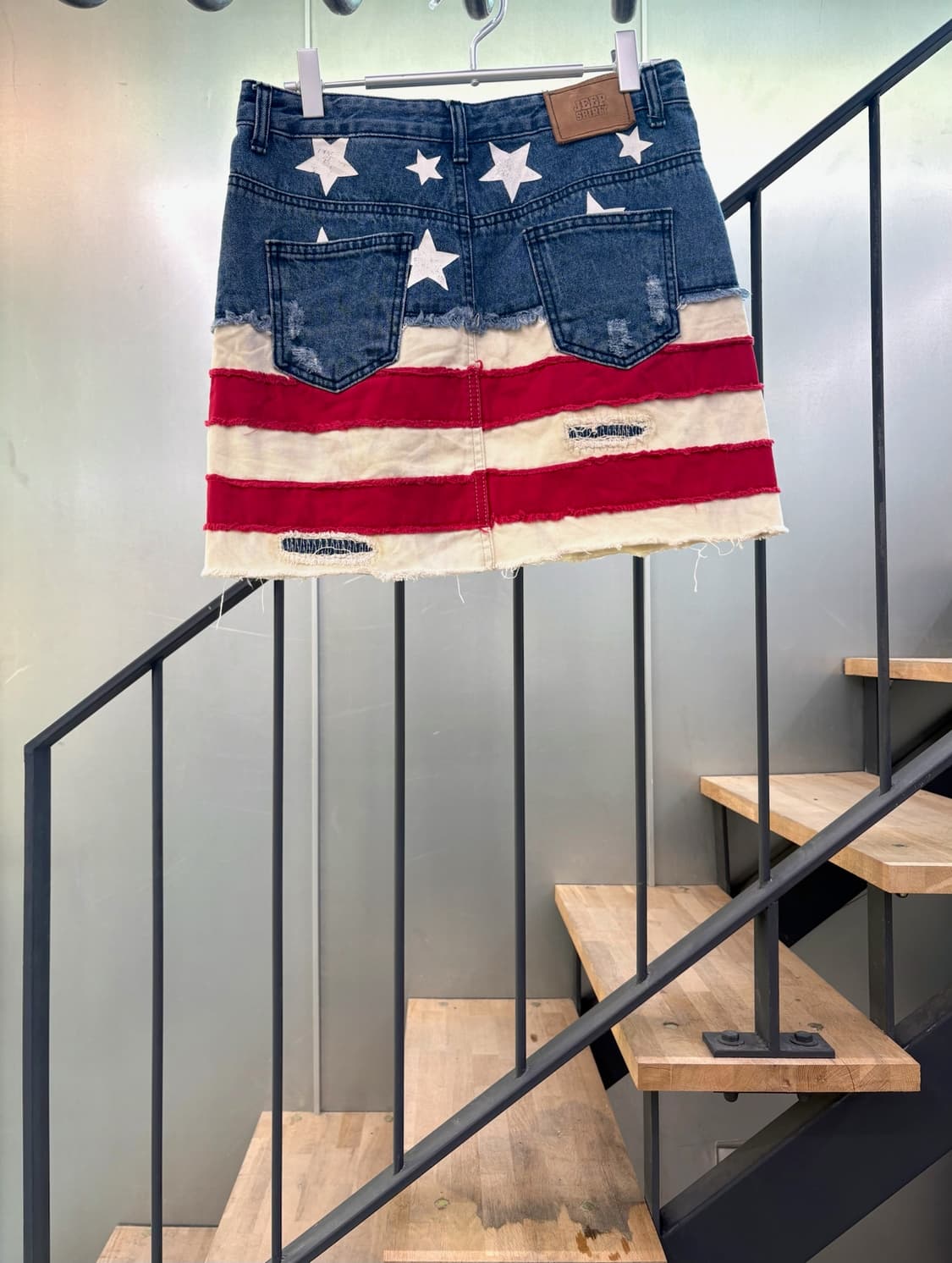 빈티지 성조기 디자인 스커트 상품이미지2