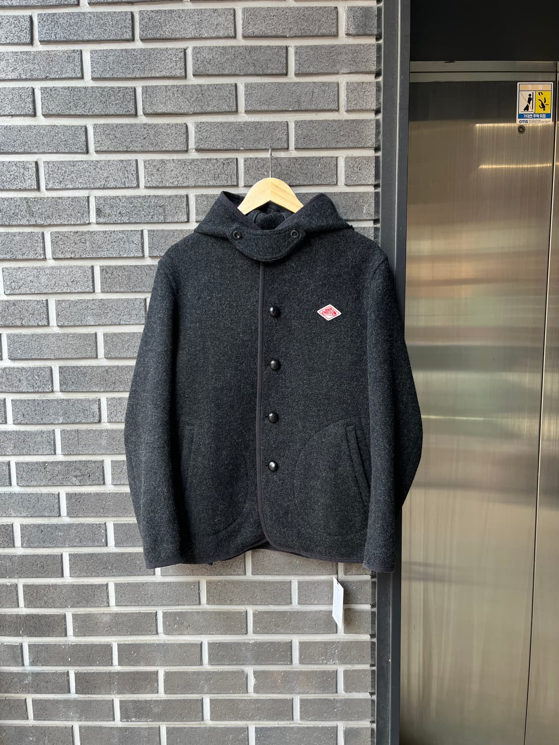 Danton 단톤 울 후디 코트 다크그레이 40 상품이미지1