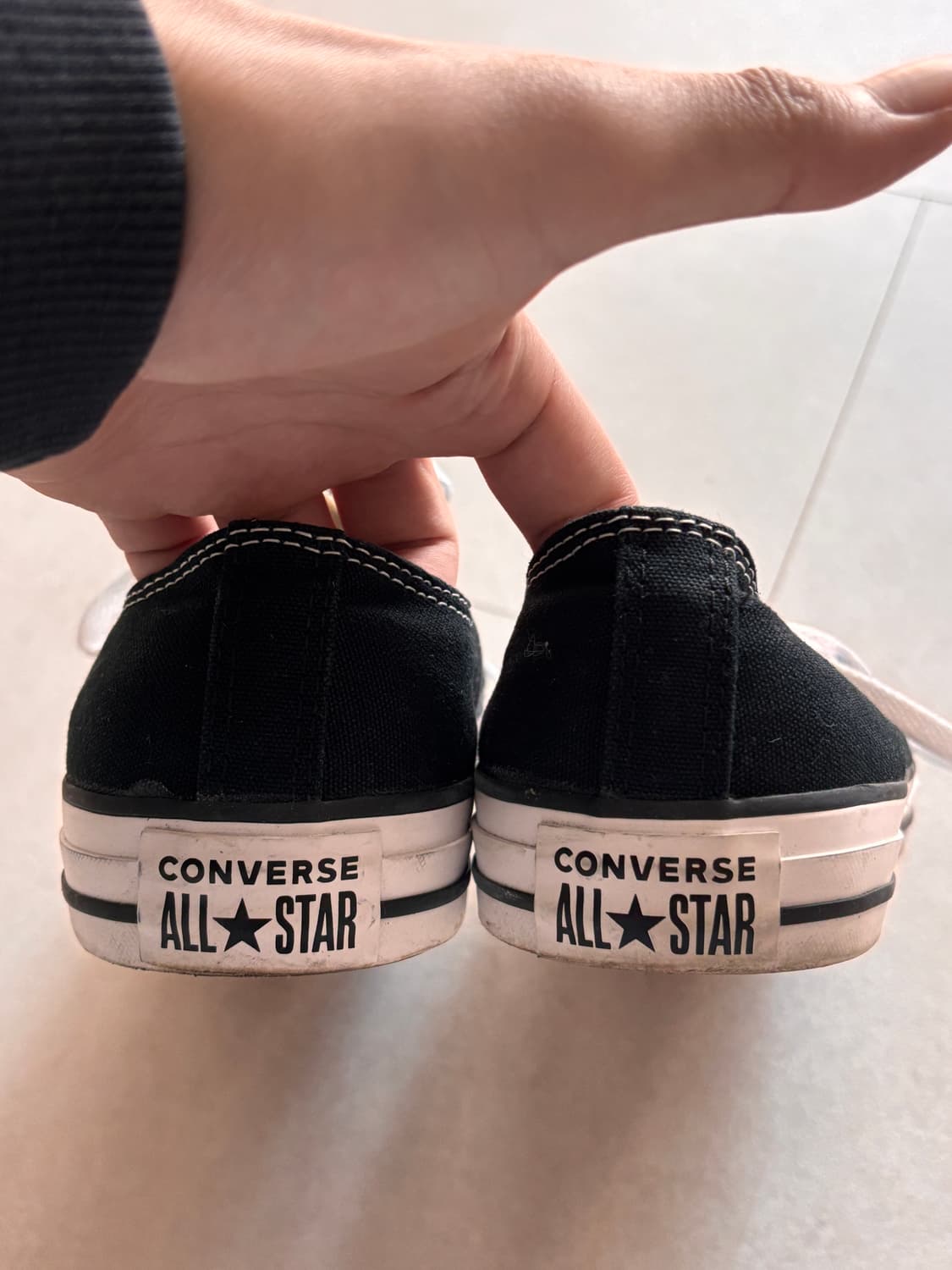 크롬하츠 아들내미도 다시 신는 올스타 로우 - 블랙 290 상품이미지8