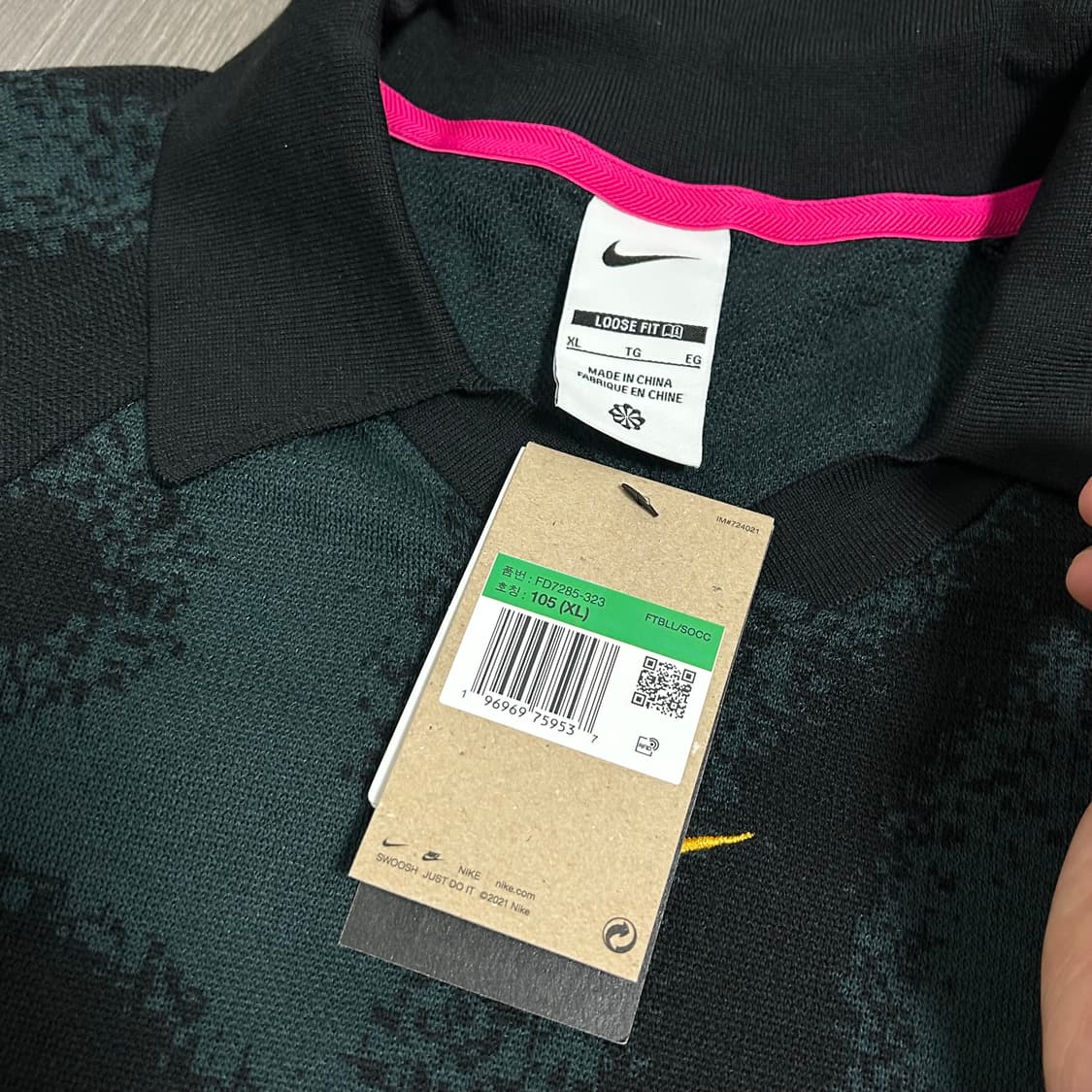 (새상품) 나이키 풋볼 니트 긴팔 XL 상품이미지3