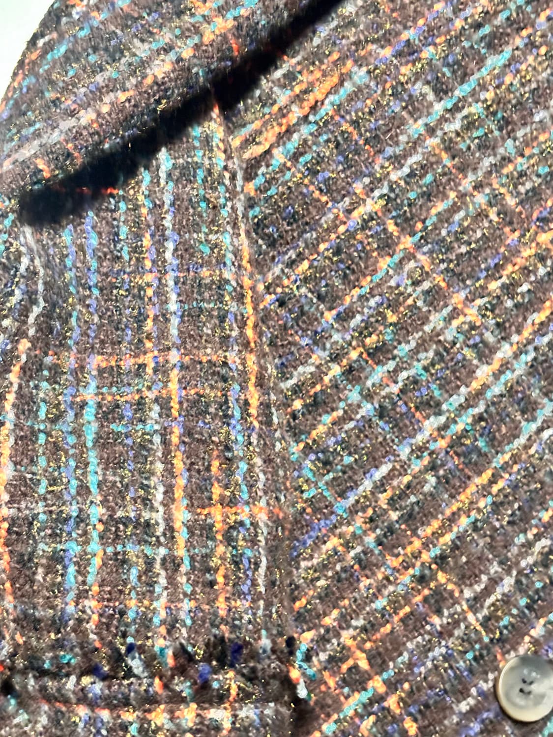 익조 울 프린지 트위드 자켓 상품이미지4