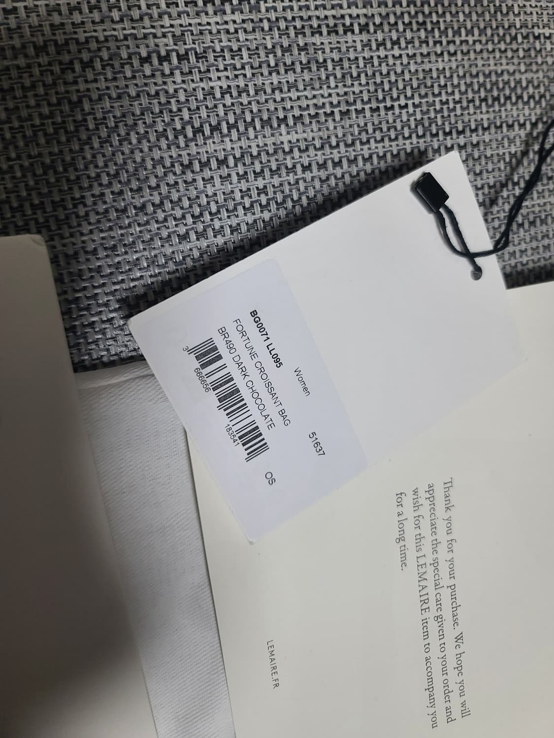 르메르 크루아상 포춘백 나파레더 라지 다크초콜릿 숄더백 상품이미지2