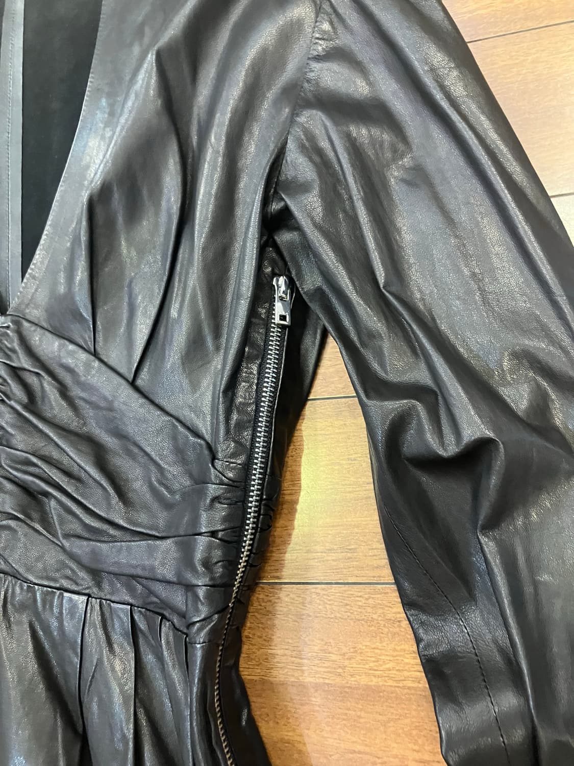 이로 양가죽 원피스 상품이미지3