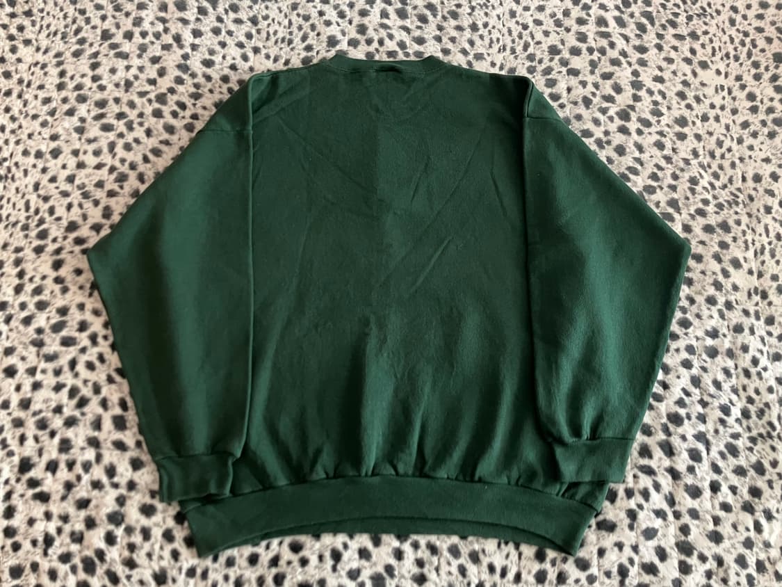 90s Tultex 툴텍스 50/50 그린 스웻셔츠 XL 구제 빈티지 상품이미지5