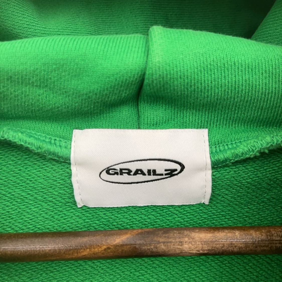 그레일즈 레트로 힙합 지오메트리 그린 후드티 2 C09580 상품이미지5