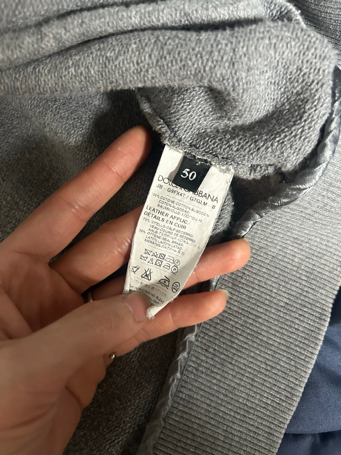 돌체앤가바나 플레이트 후드집업 상품이미지3