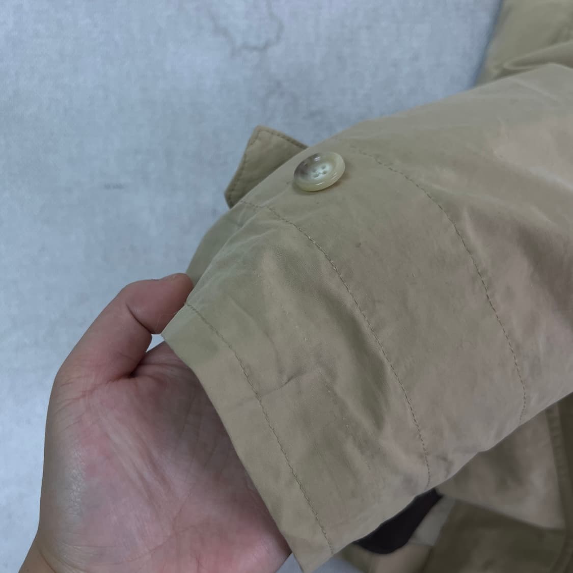 100 폴로 랄프로렌 코튼 싱글 코트 상품이미지7