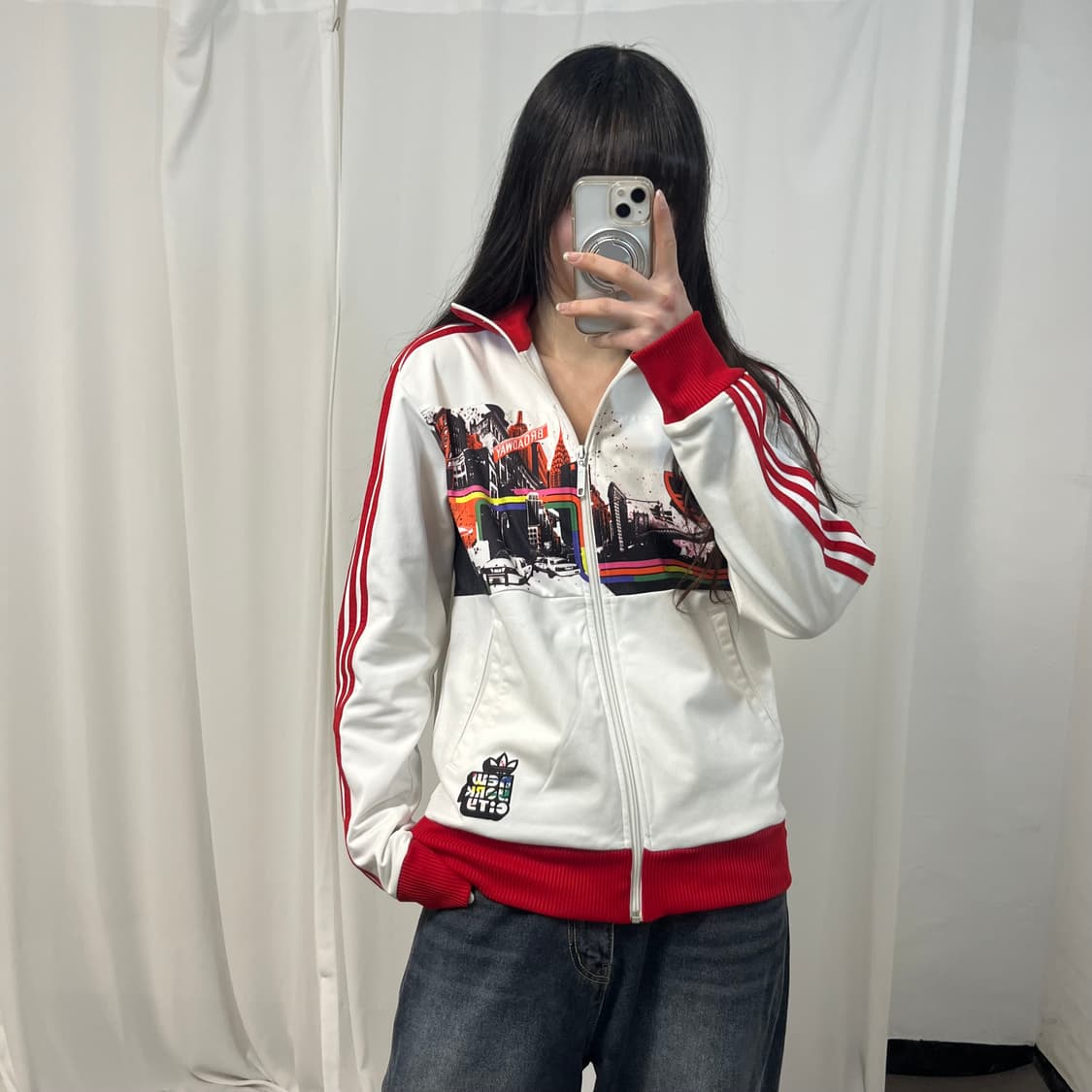 Adidas Manhattan Red & White Jersey 상품이미지2