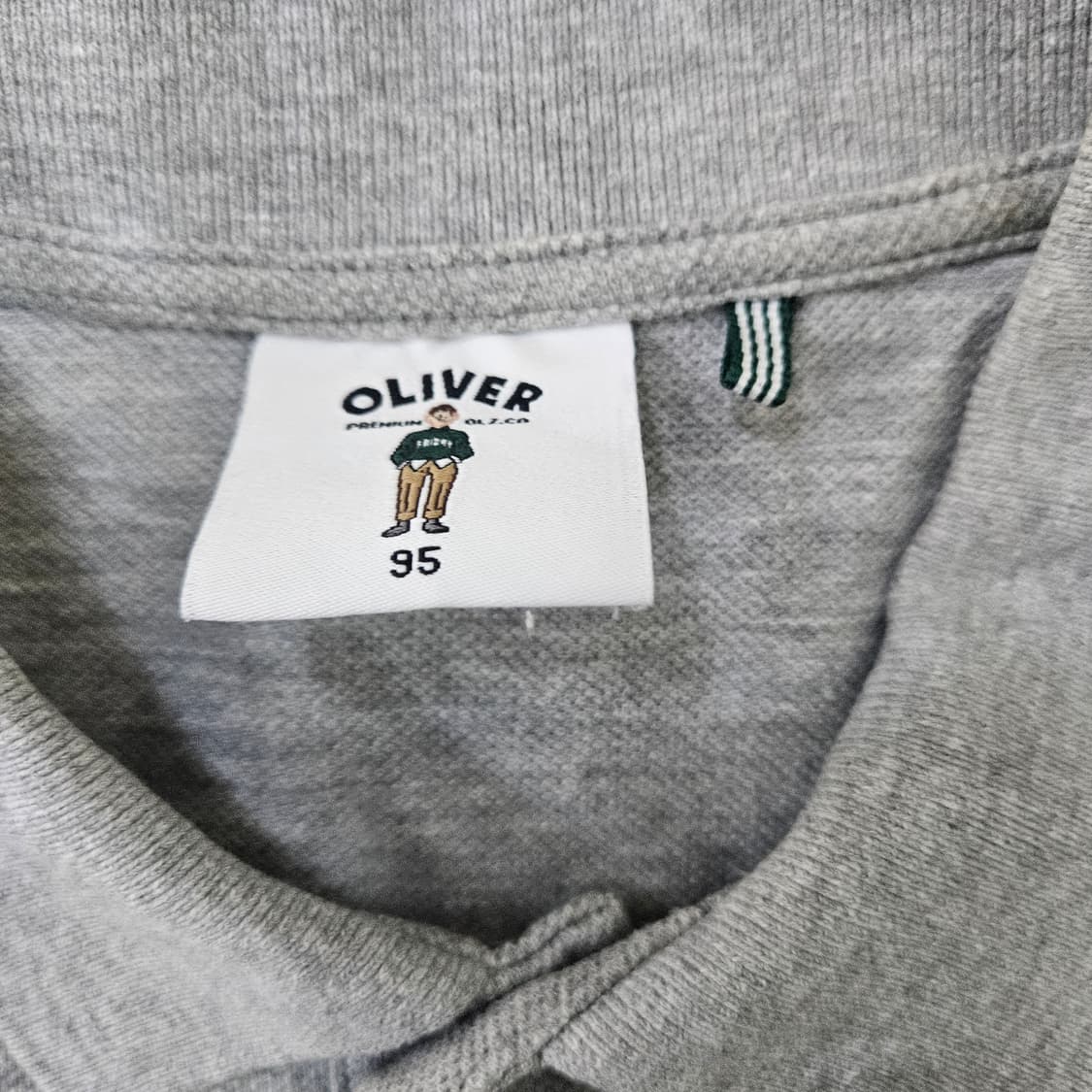 95 올젠 그레이 카라 반팔티 0310Y 상품이미지3