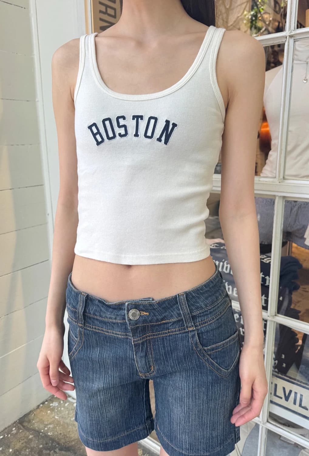 Brandy Melville charlotte denim shorts 상품이미지1