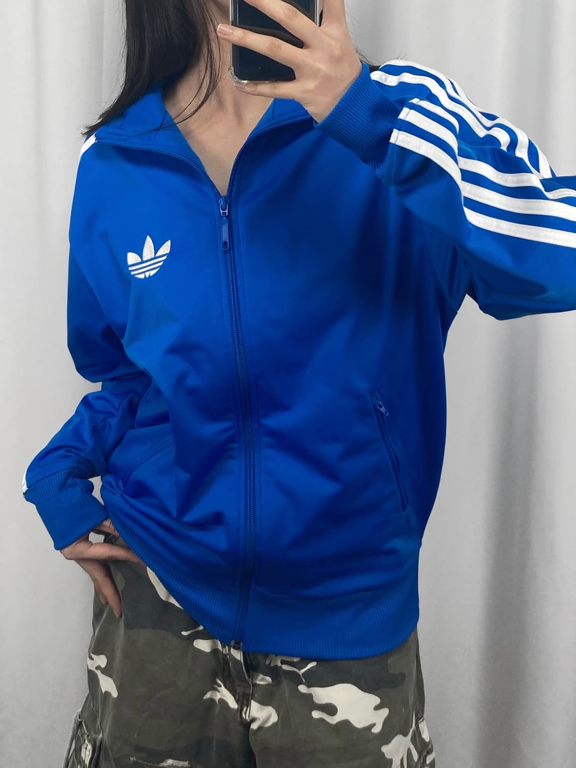 아디다스 블루 트랙탑 져지 상품이미지1