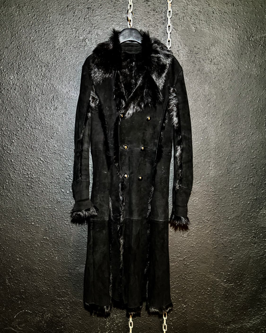 Tornado Mart – Goat Mouton Fur Long Coat 상품이미지5