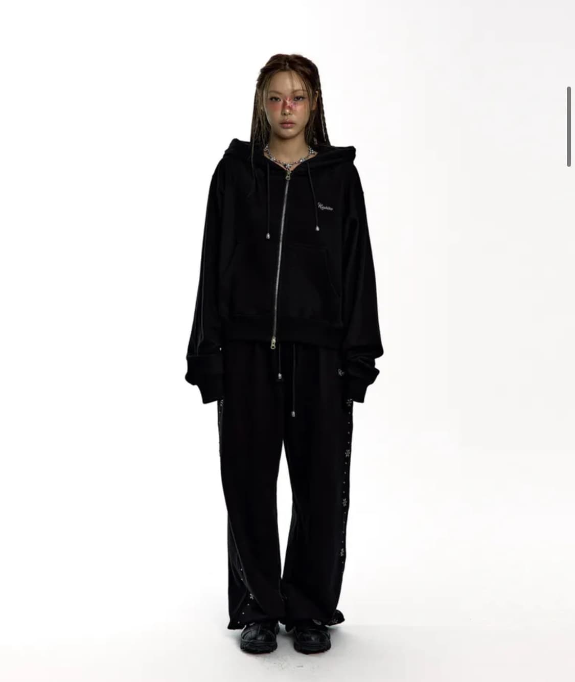 카시코 Comfy : Monk Trousers 컴피 몽크 트라우저 블랙 상품이미지1