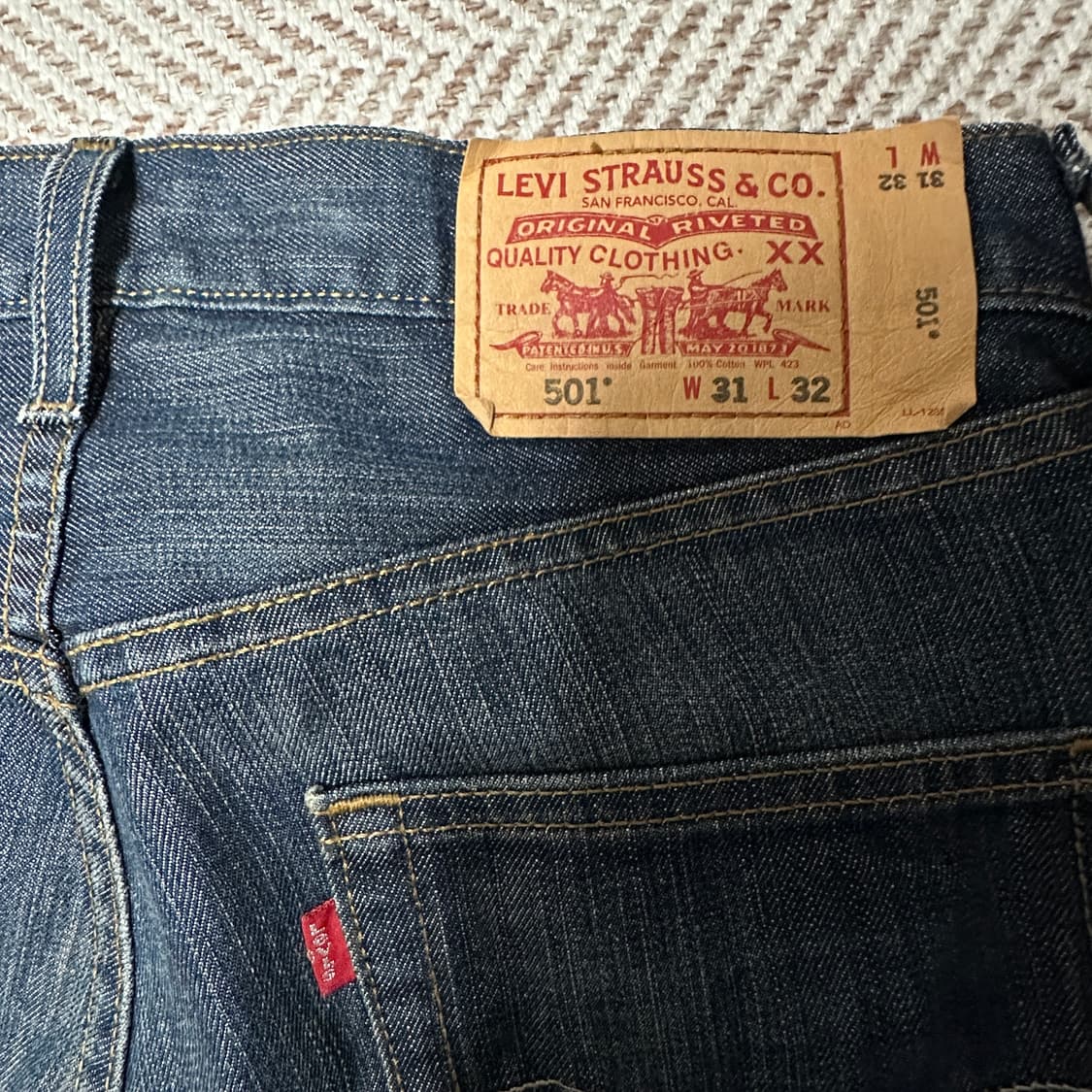 LEVI'S 501 00's mexico made jeans 상품이미지3