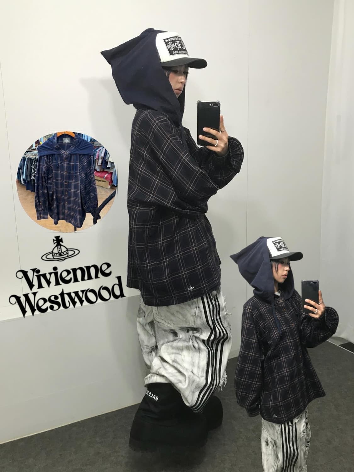 Vivienne Westwood ORB Big Hooded Shirt 상품이미지1