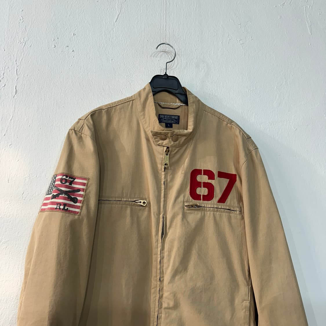 폴로진스 성조기 카페레이서 자켓 L 상품이미지2