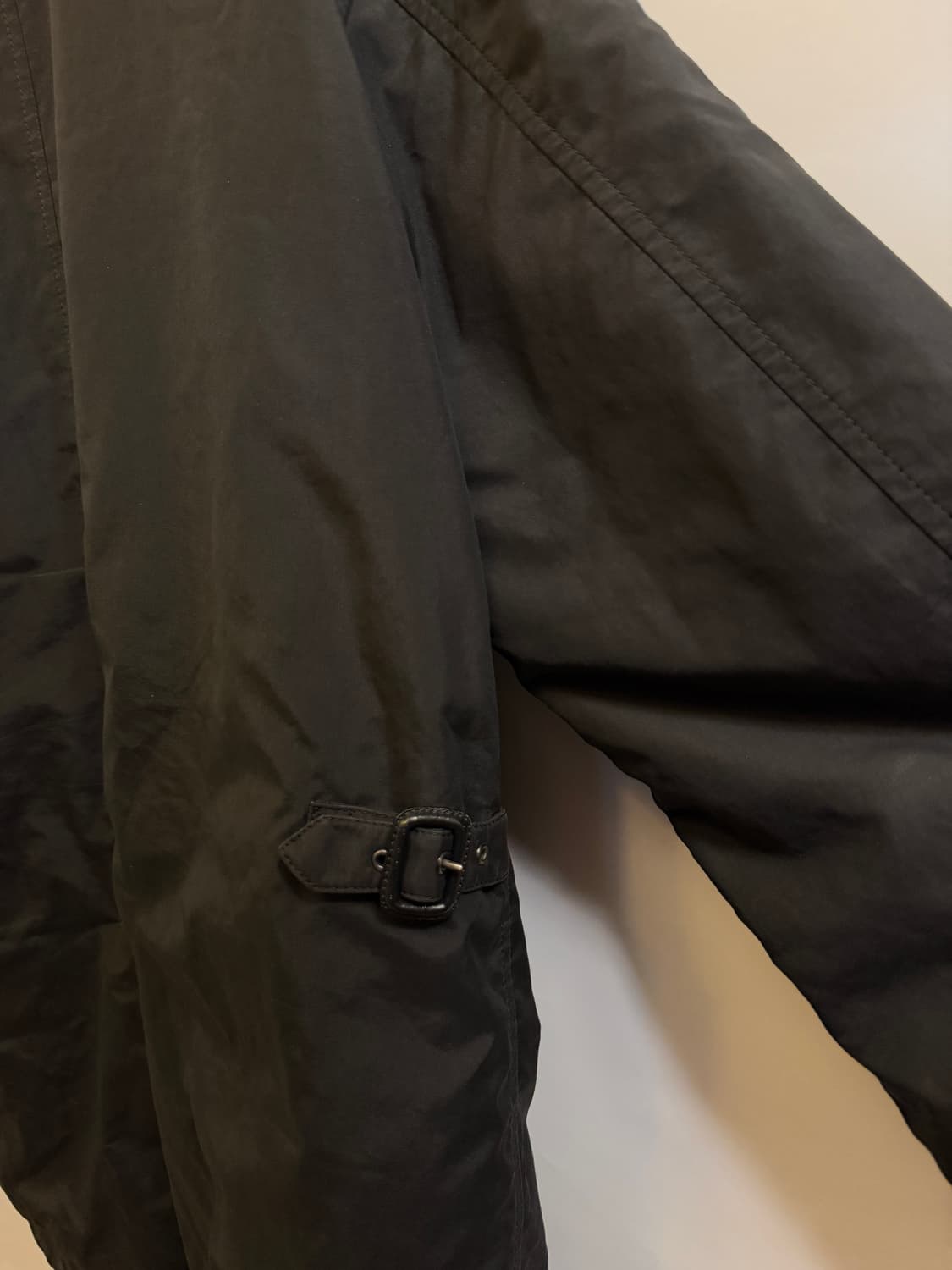 빈티지 하이넥 버튼 하프코트 상품이미지7