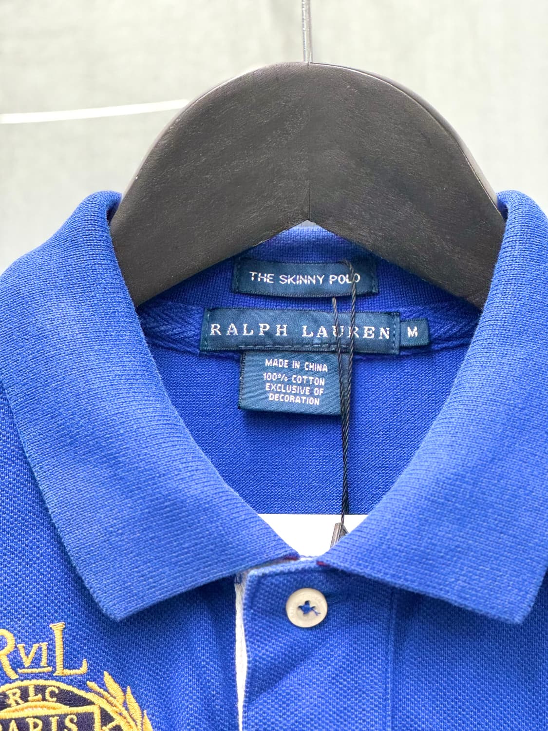 Polo 폴로 랄프로렌 빅포니 파리 블루컬러 반소매 카라티 상품이미지6