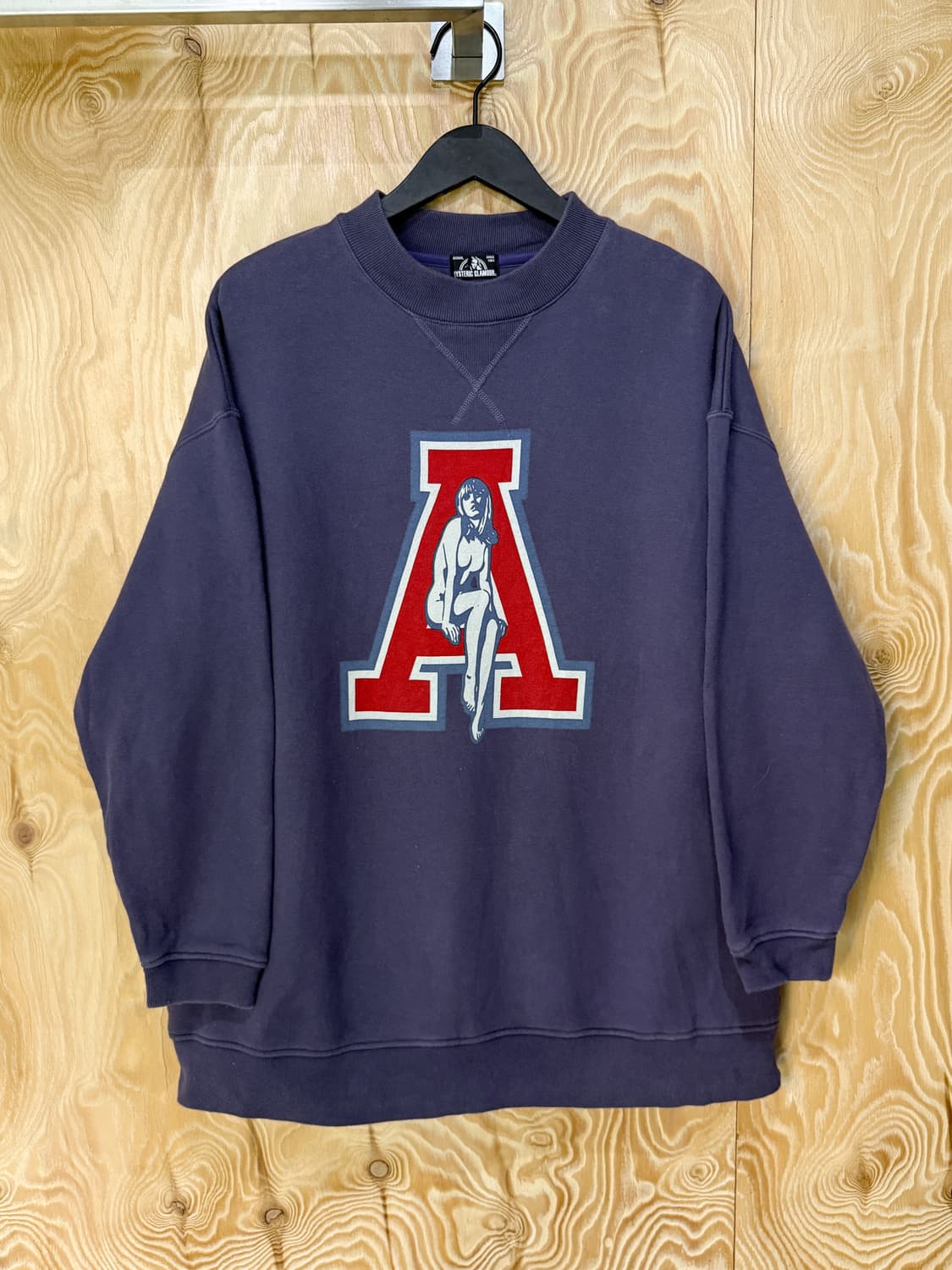 히스테릭 글래머 빅 A 로고 스웻셔츠 상품이미지1