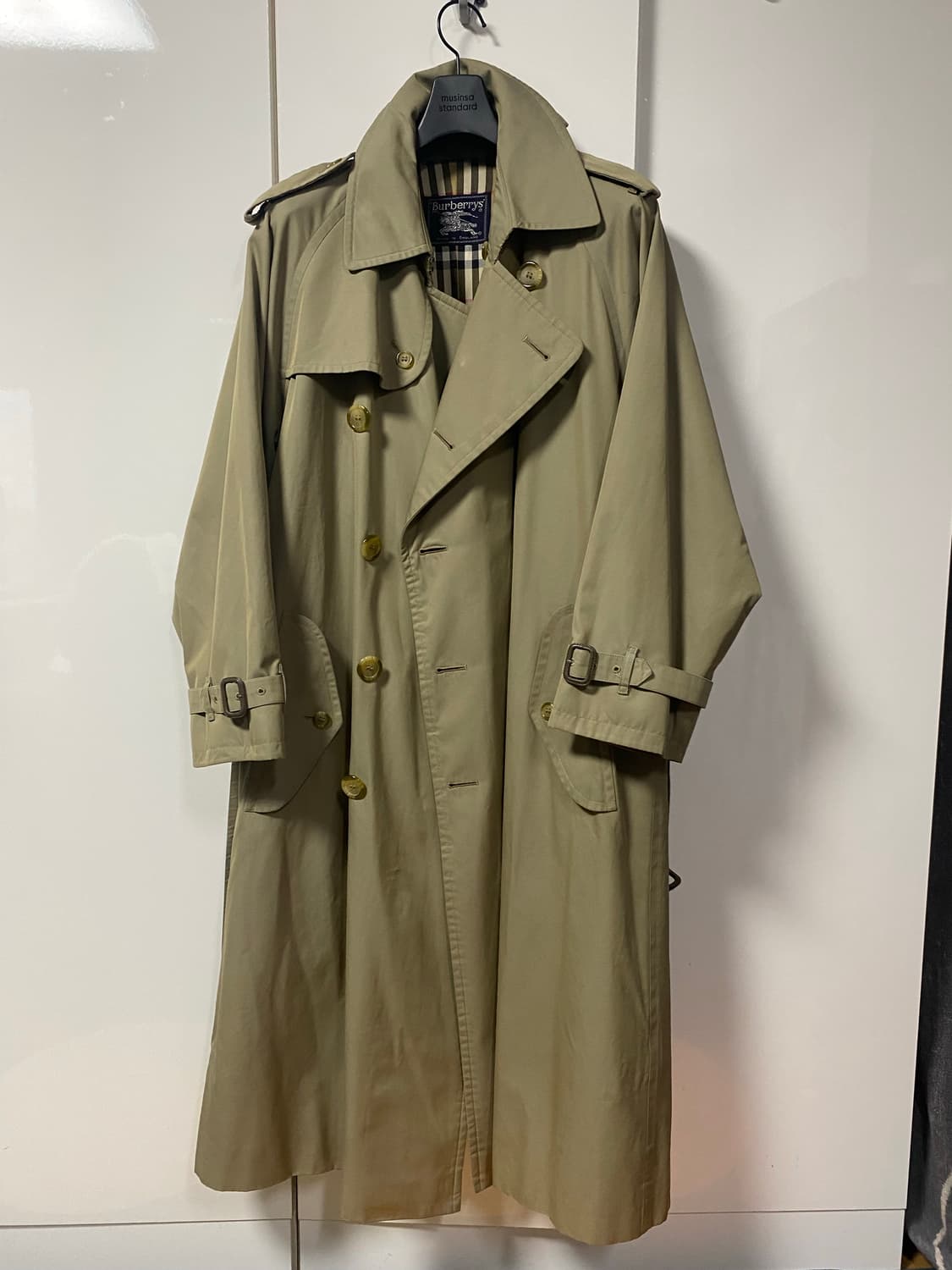 소장품정리. 버버리 원패널 개버딘 트렌치코트 상품이미지1