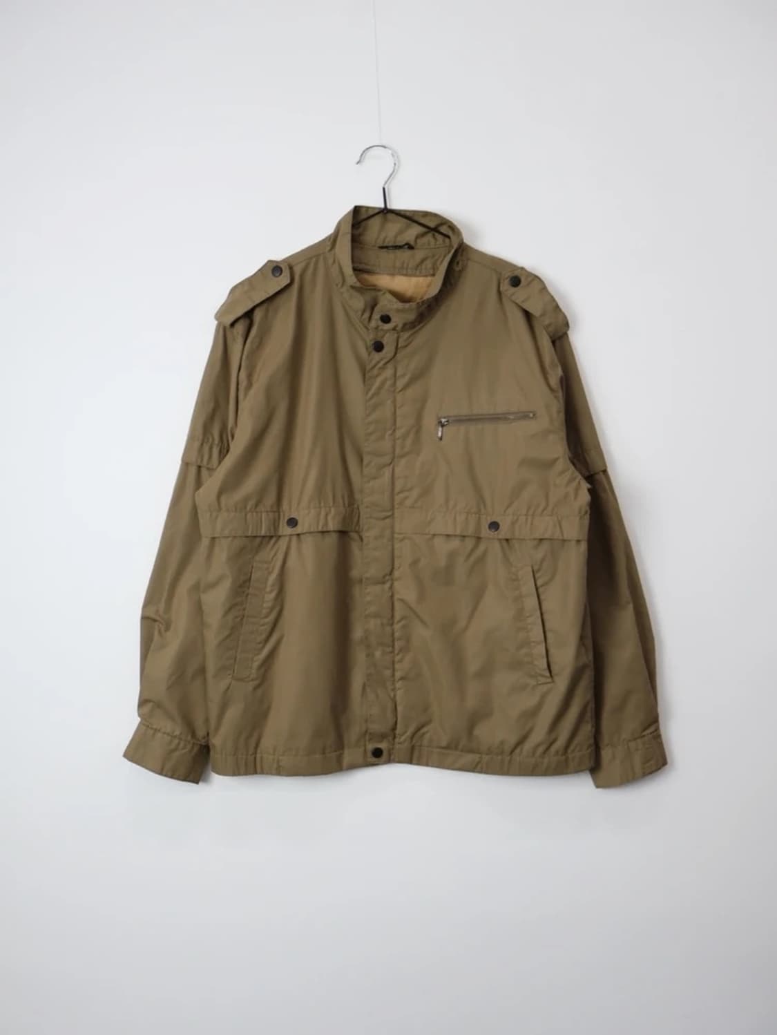 Beige Military Style Field Jacket 상품이미지3