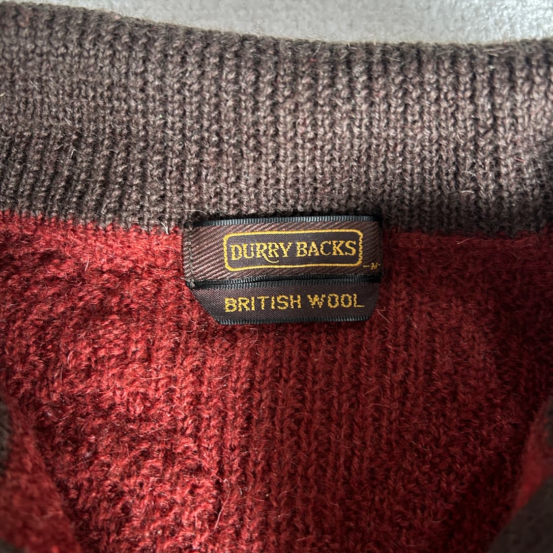 일본 빈티지 울 하프넥 니트 s 상품이미지2