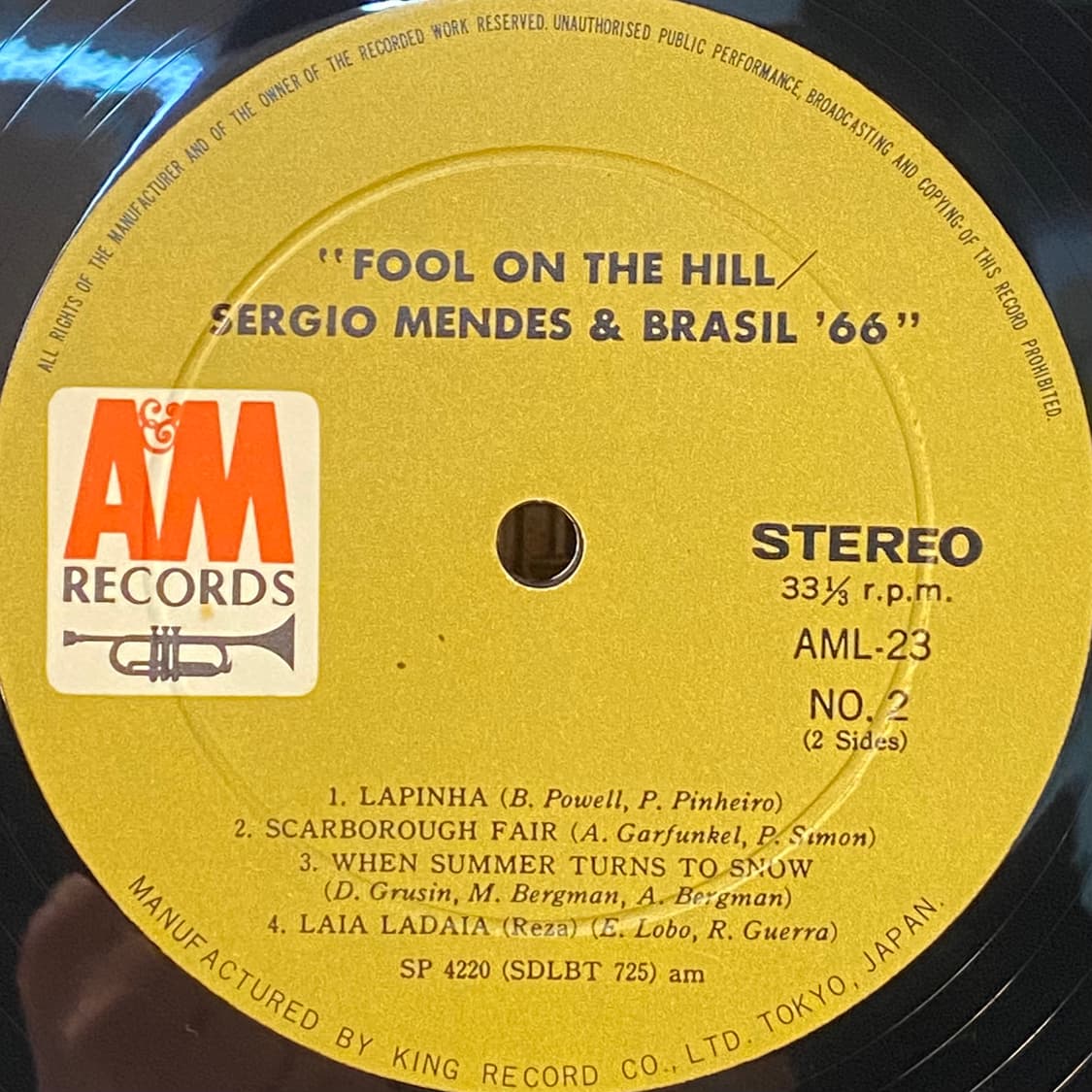 (LP) Sergio Mendes & Brasil '66 - Fool 상품이미지5