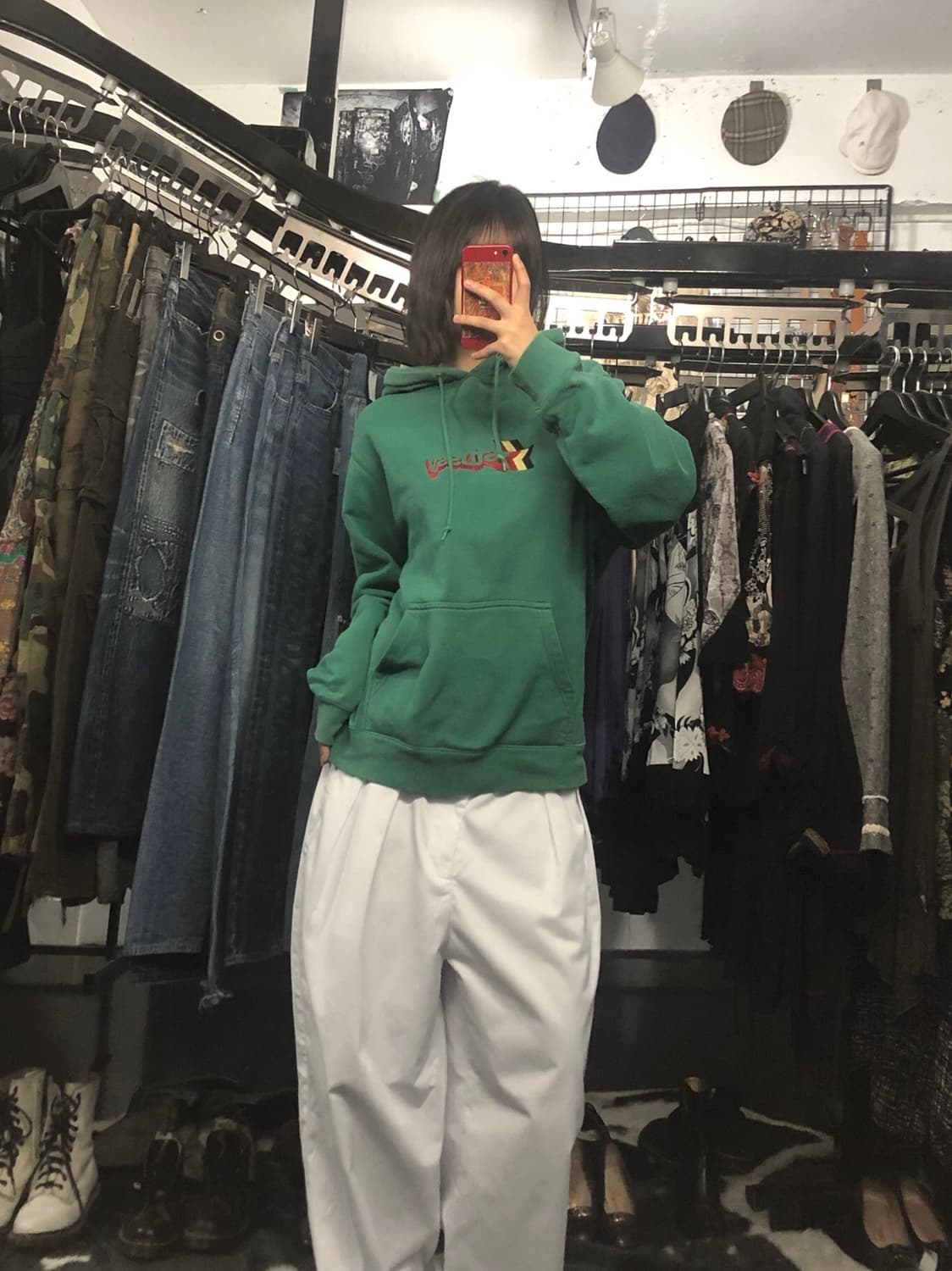 스투시 프린팅 후드티 상품이미지1