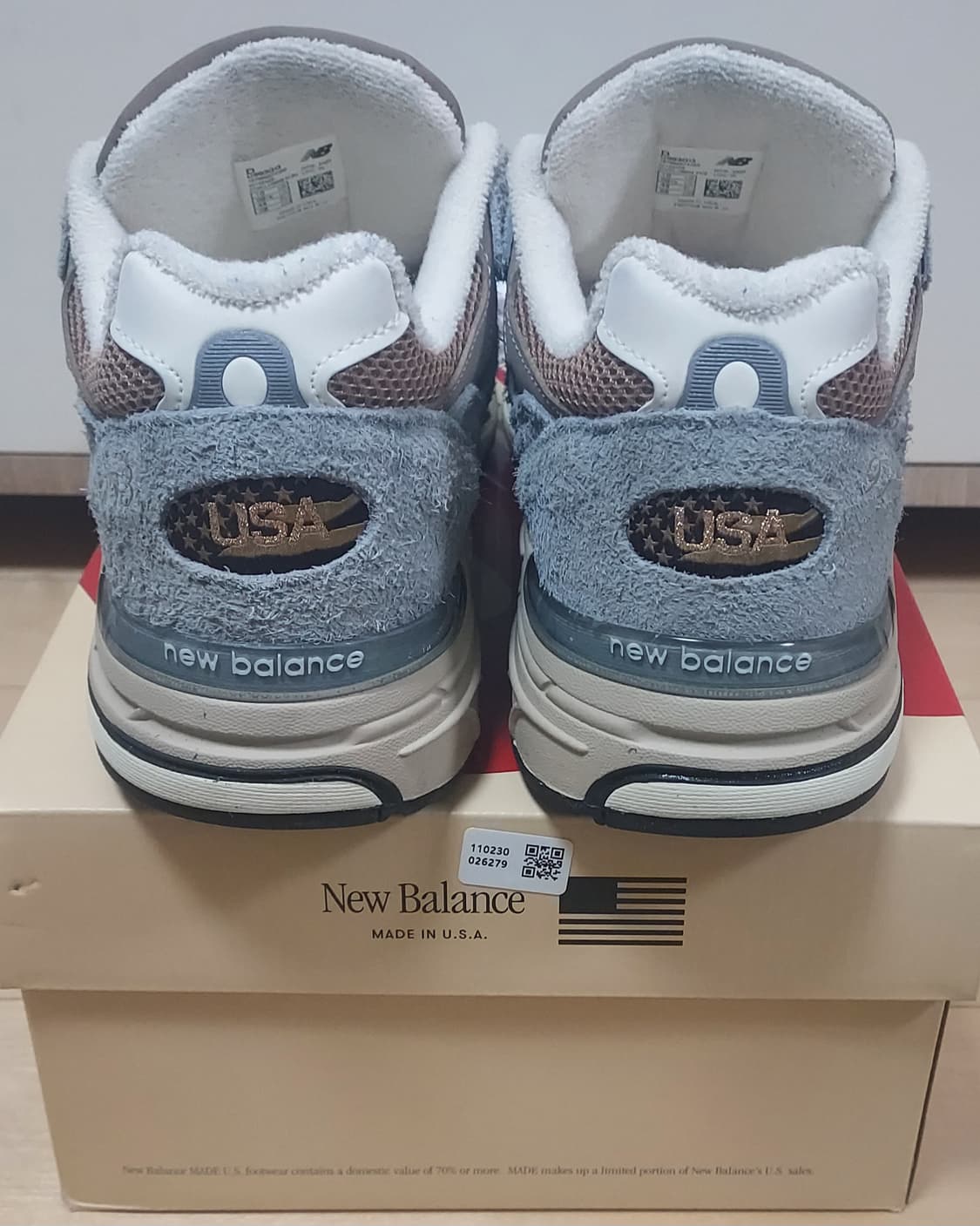 (280)뉴발란스 993 쉐도우 그레이 드리프트우드  상품이미지3