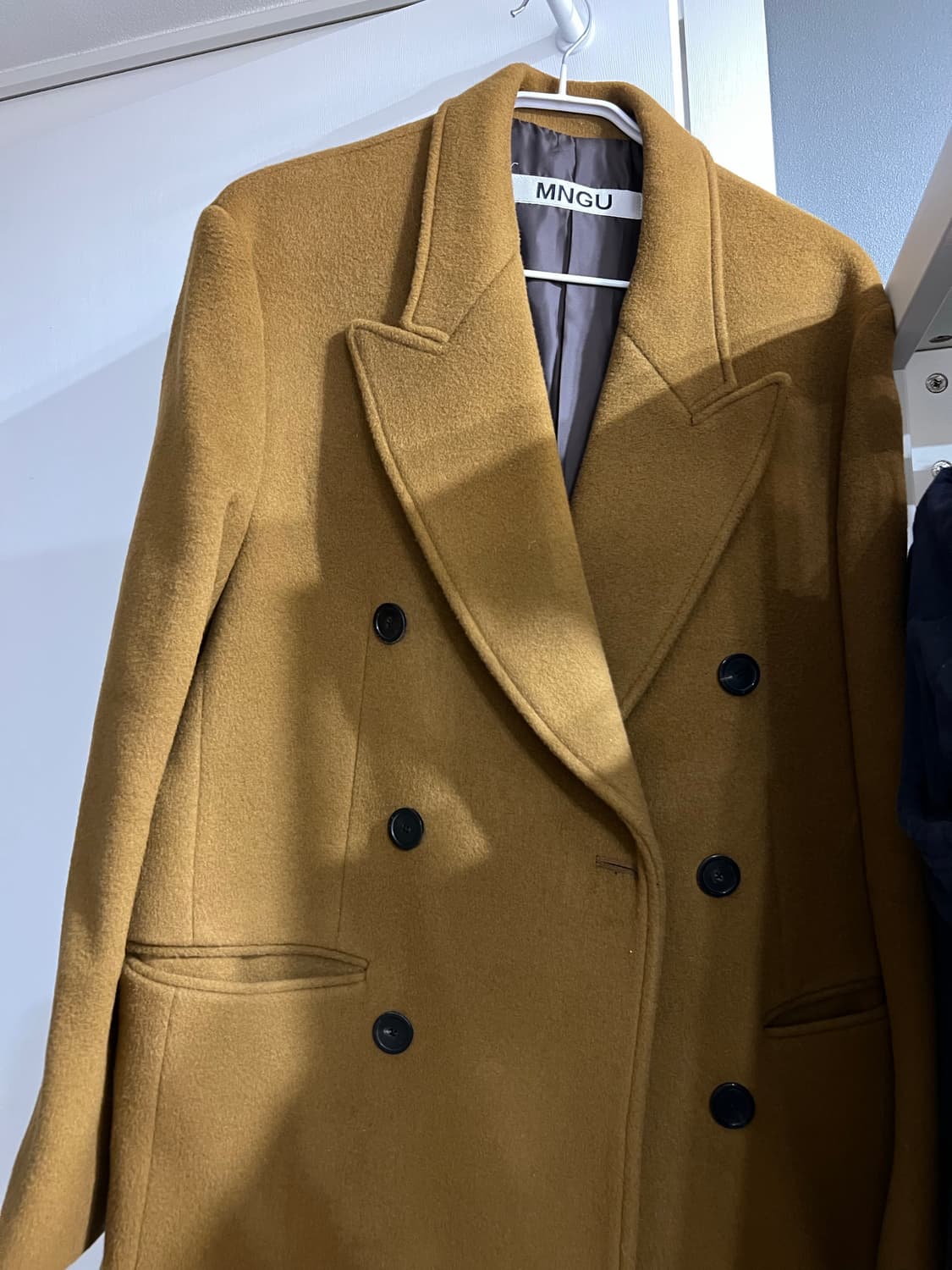 카라멜 더블 브레스트 울코트 상품이미지1