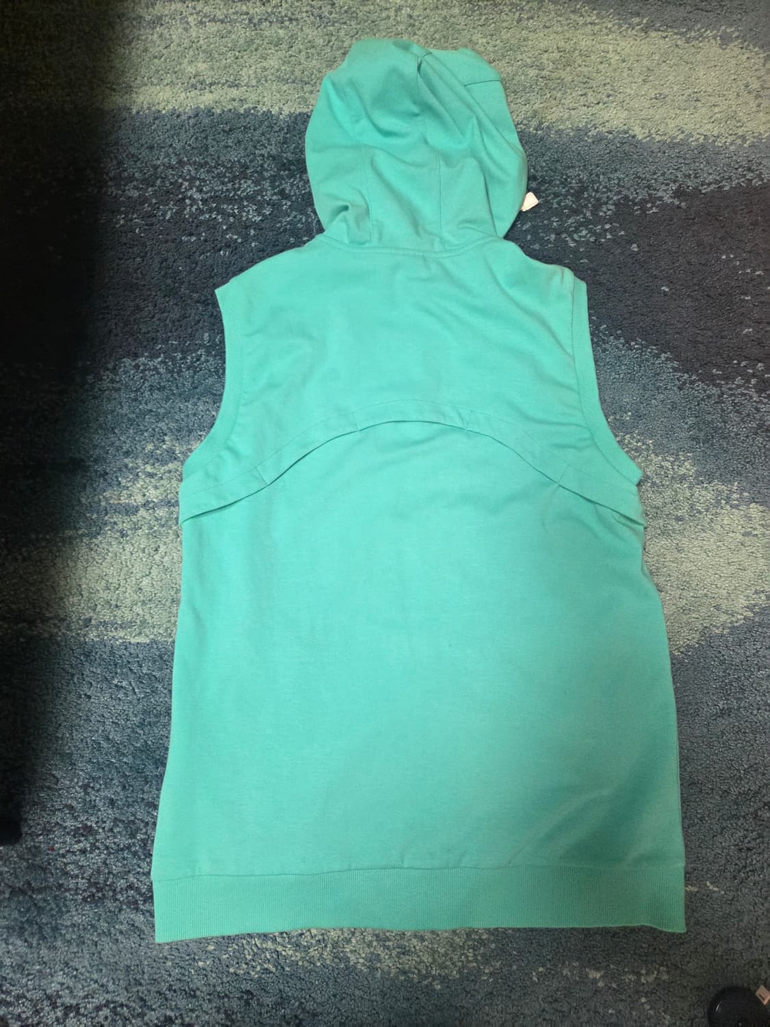 택포)르꼬끄 소매리스 민트 스포츠 후디 상품이미지2