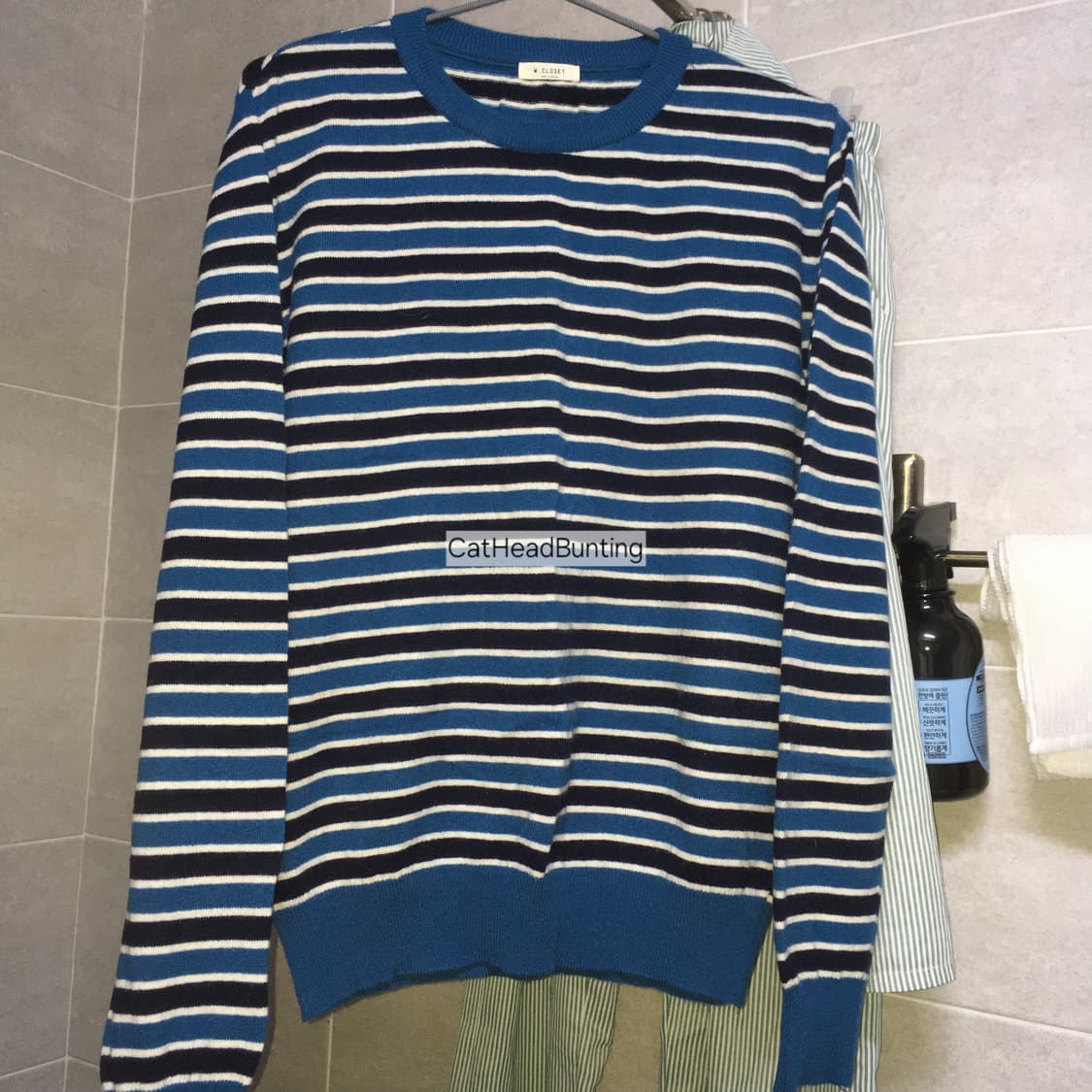 아예 새 옷+택포_릿킴 스트라이프 니트 상품이미지3