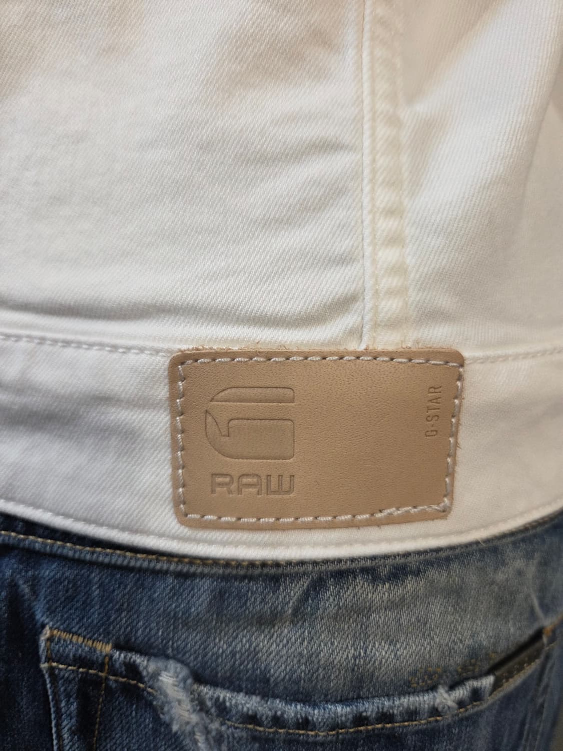 G-STAR RAW 화이트 데님 자켓(XS)스판 상품이미지7