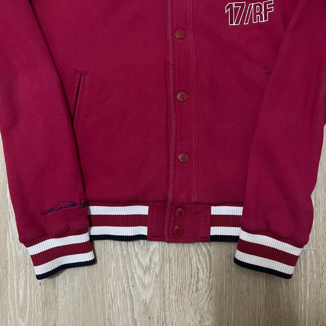 데상트 여성 추신수 헌정 20-20 클럽 바시티 자켓 [와인] S/85 상품이미지3