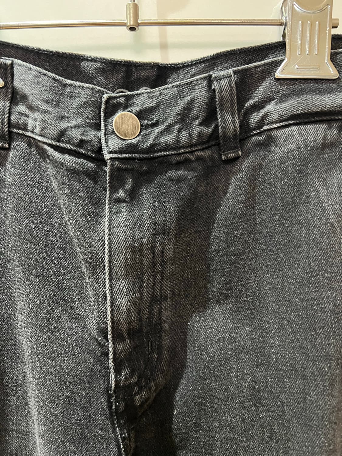 COS(코스) 와이드 레그 데님 트라우저 / 26사이즈 (워시드 블랙) 상품이미지4