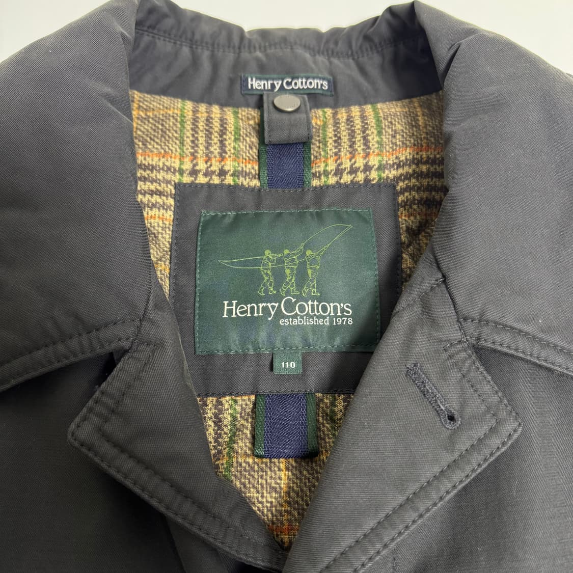 헨리코튼 남성 코트 110 차콜 상품이미지2