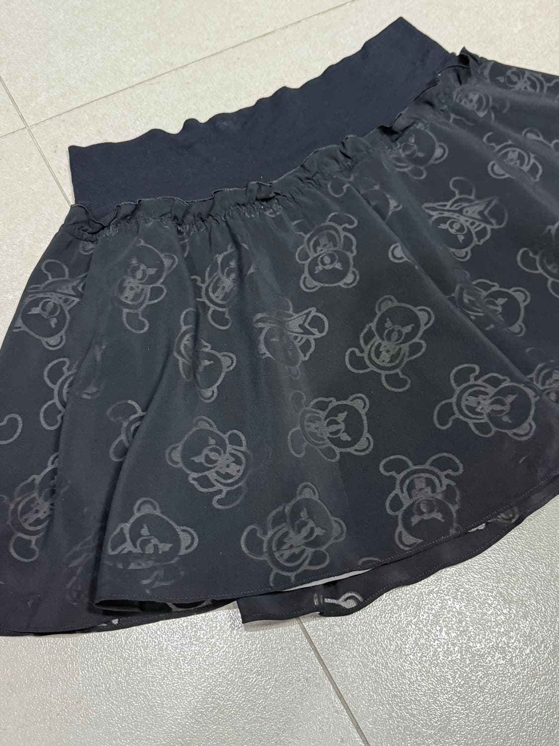 히스테릭 글래머 아카이브 퍽베어 이중 원단 스커트 치마 상품이미지2