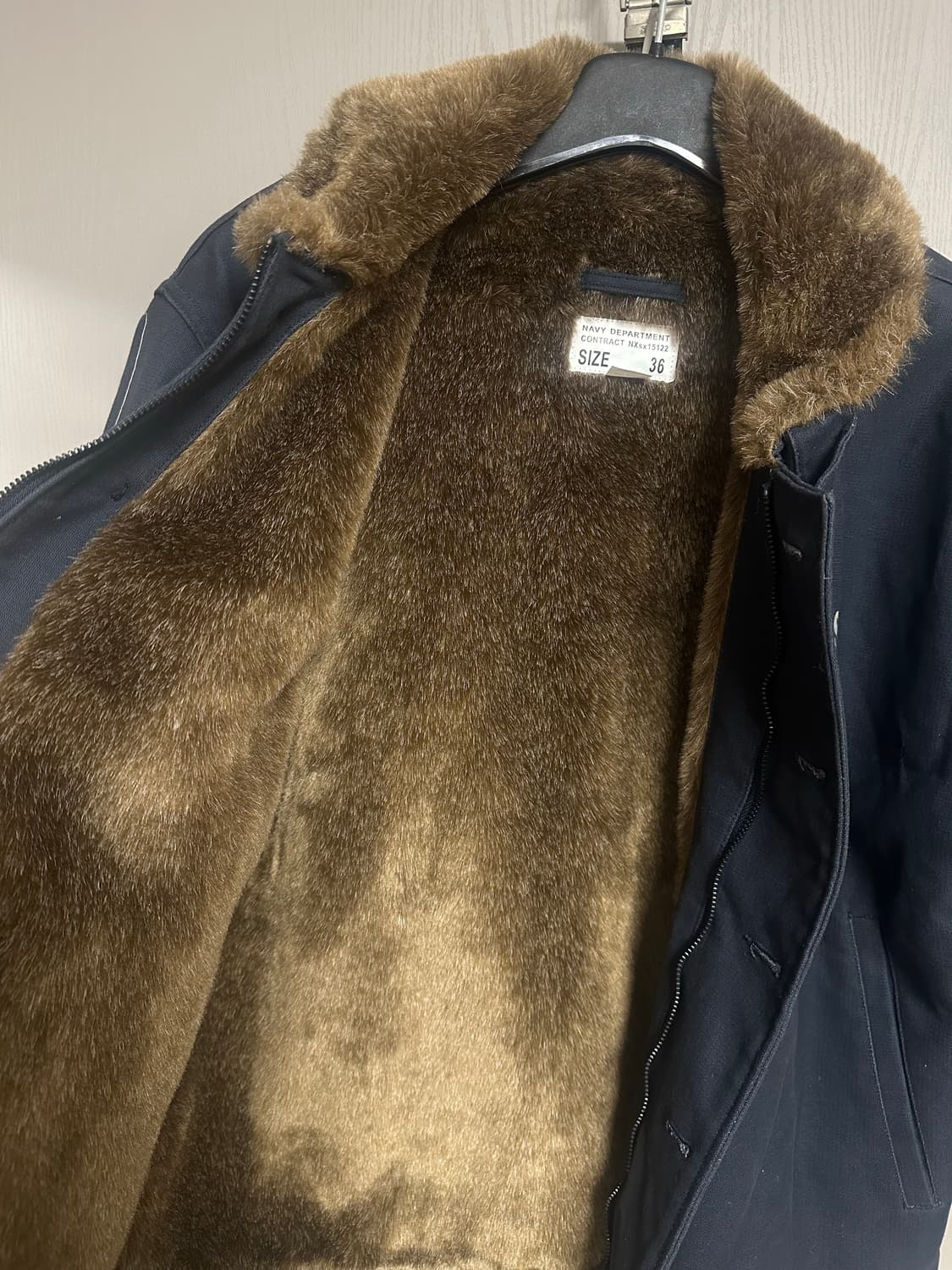 Ymclky 덱자켓 네이비 36사이즈 상품이미지2