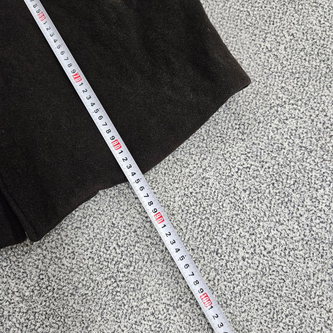 [실측확인] 다크 브라운 하프 코트 자켓 1103JM2 상품이미지6