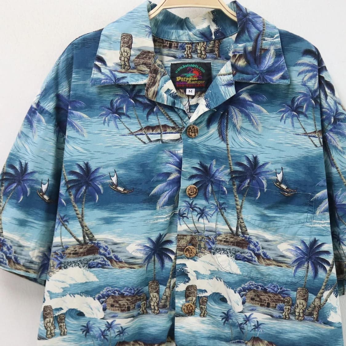 90'S PARADISE HANGER 하와이셔츠 66411 상품이미지3