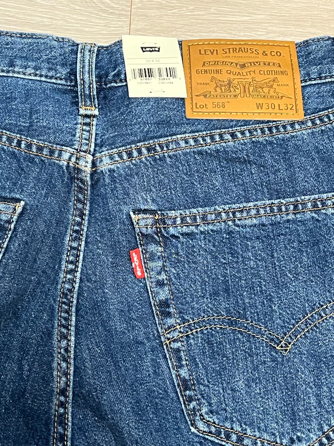 (새상품) 리바이스 568 루즈 스트레이트 데님 프리미엄 라인 청바지 상품이미지7
