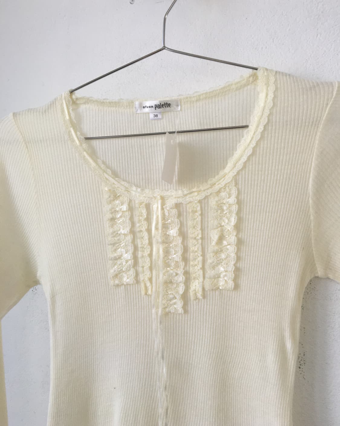 Frill point ribbed knit 상품이미지4