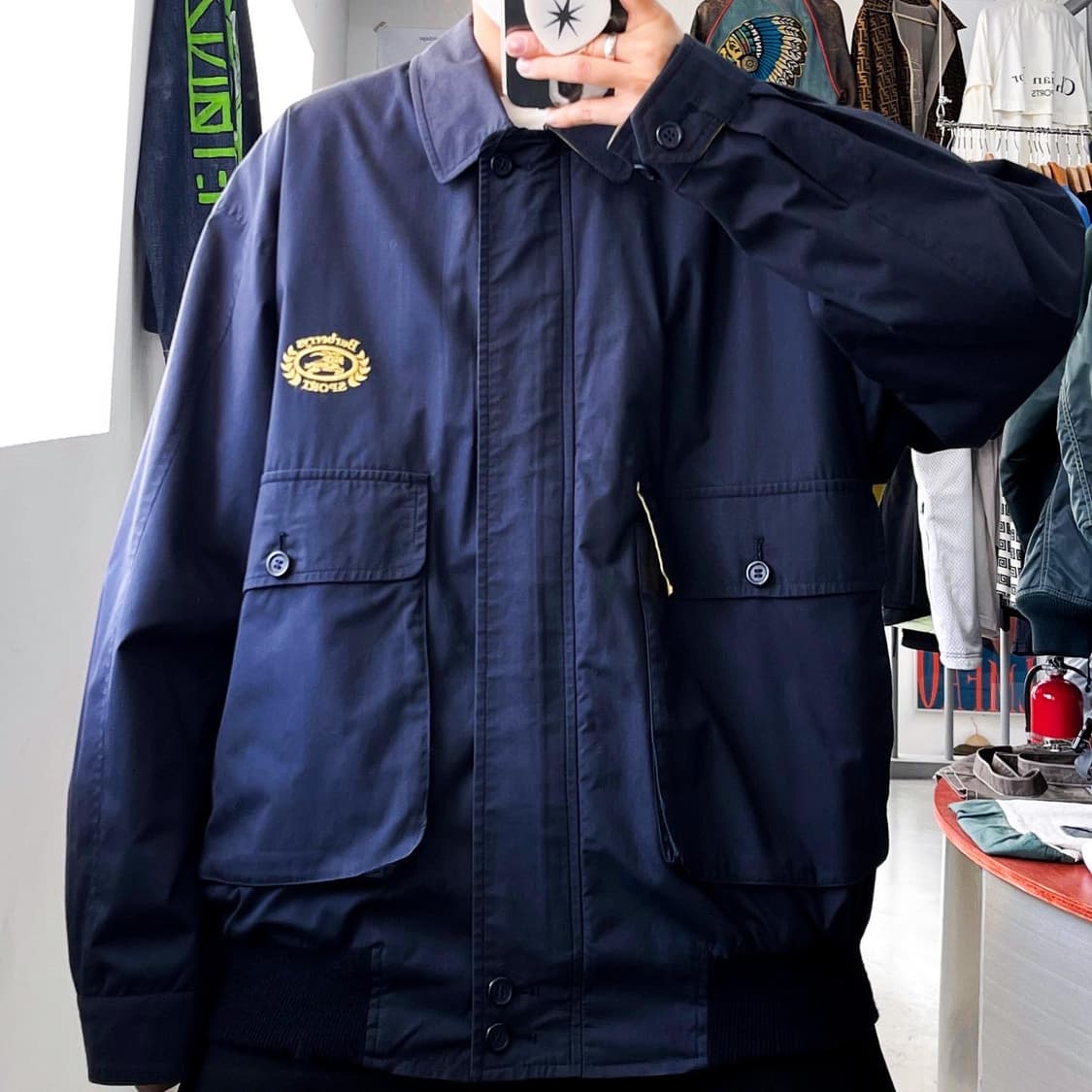 버버리 90s 오리지널 스포츠 라인 크레스트 자켓 상품이미지1