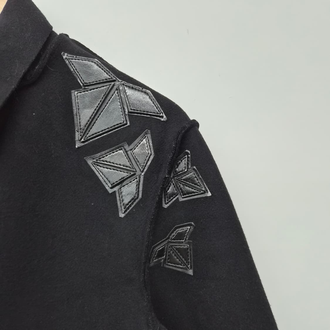 엠포리오 아르마니 숄더 패드 밀라노 스티치 자켓 블랙 남녀공용 M 상품이미지3